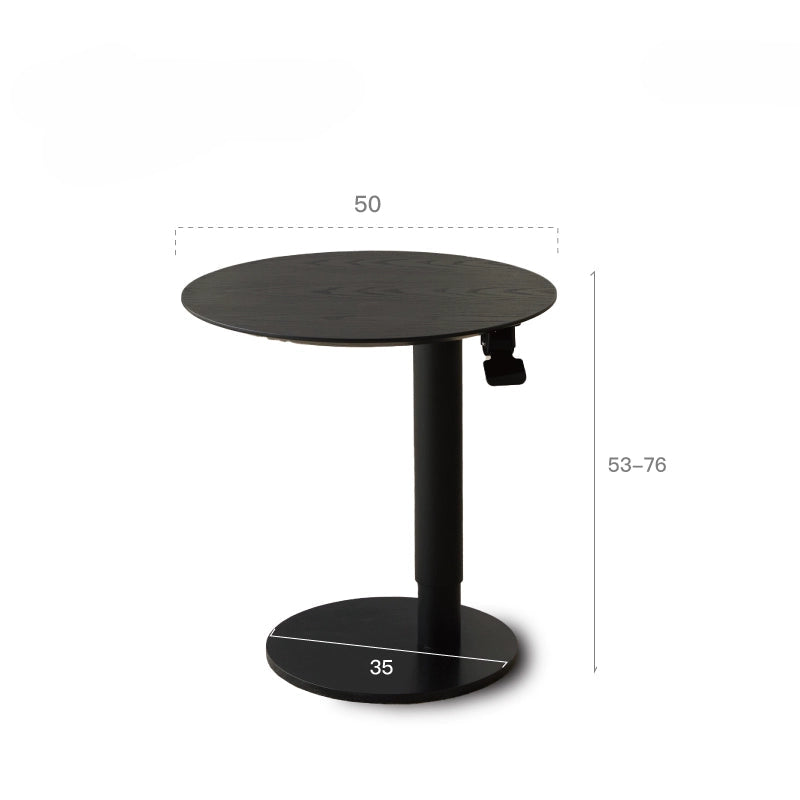 Liftable Side Table Round