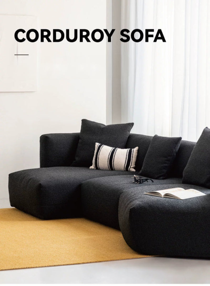 tofu block sofa special-shaped corner module combination detachable and washable designer creative fabric sofa