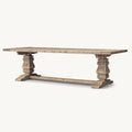 Solid Walnut Wood Weatherproof Planks Durable Dining Table