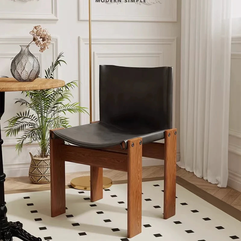 designer dining chair home solid wood