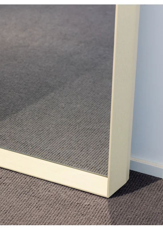 Home Furnishing solid wood full-length mirror floor modern simple clothing store fitting mirror small apartment colorful furniture