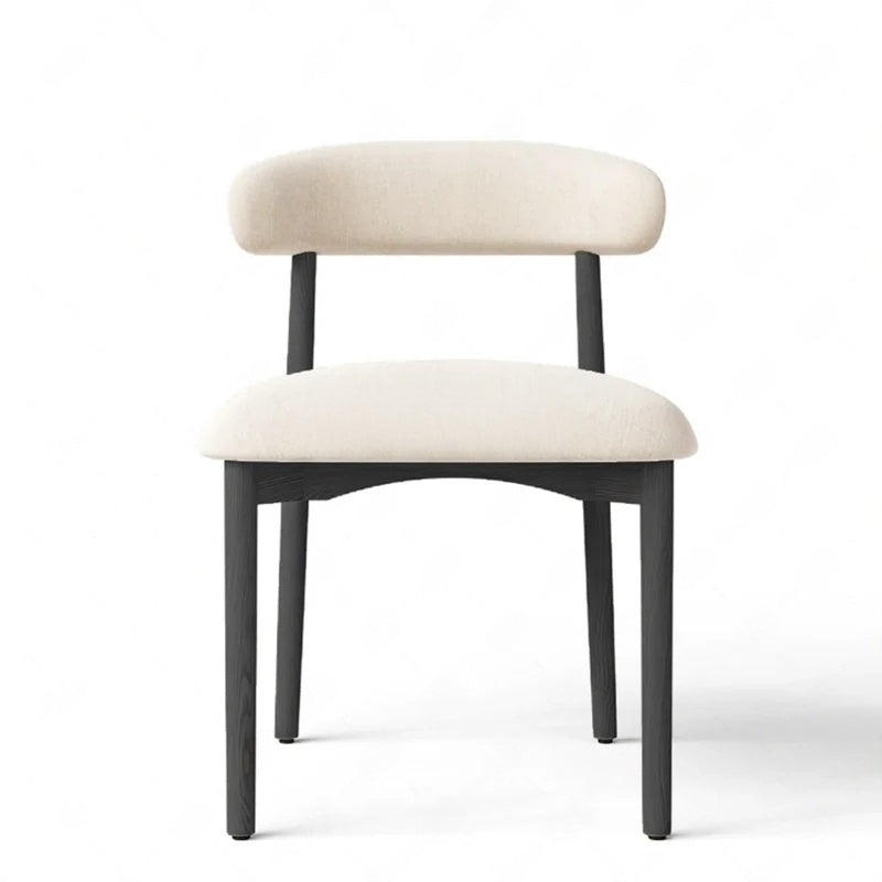 High Quality Home Fabric Soft Cushion Dining Chair Indoor Furniture Fabric Dining Chair