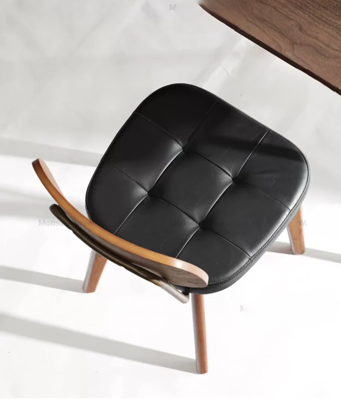 retro dining chair iron simple home