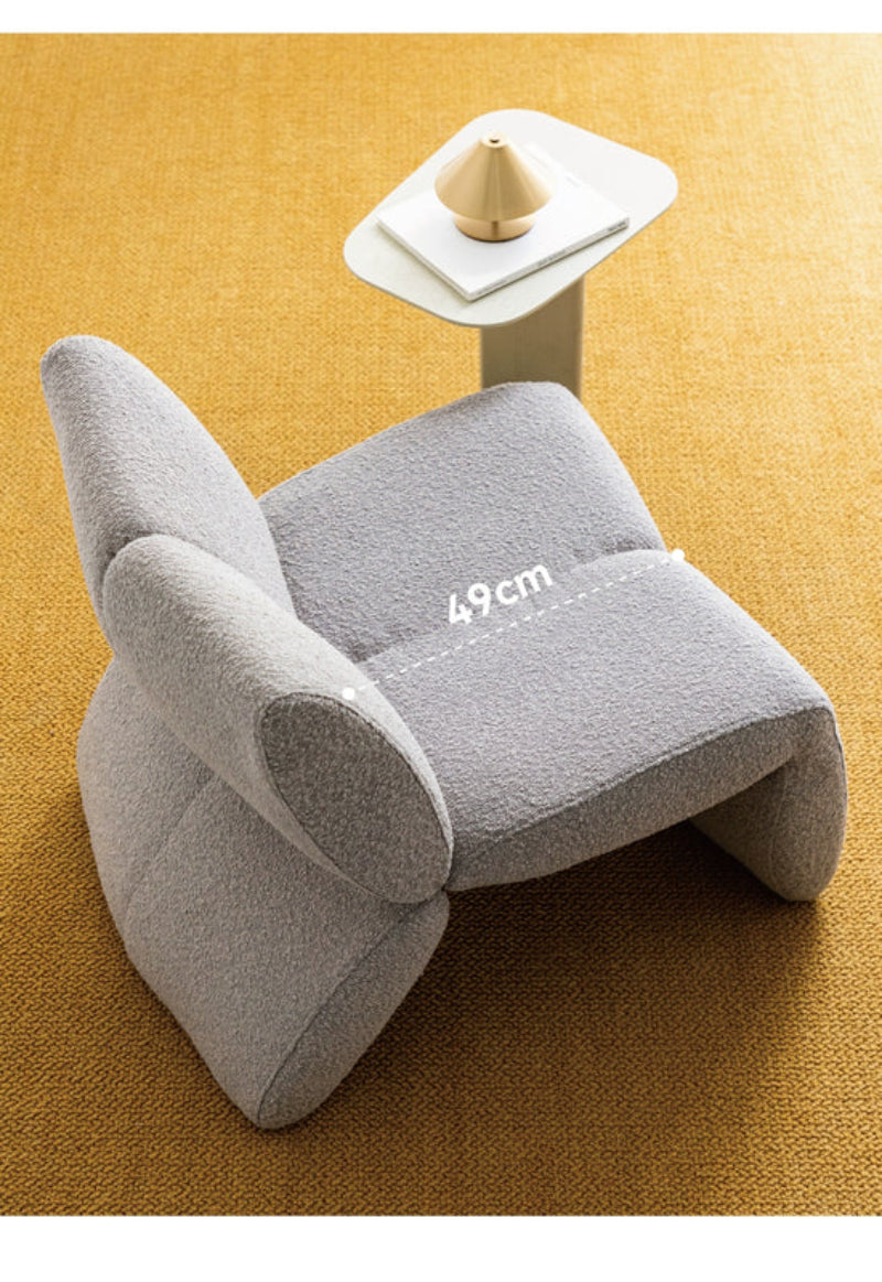 single sofa chair creative special-shaped designer leisure art light luxury Internet celebrity backrest single chair
