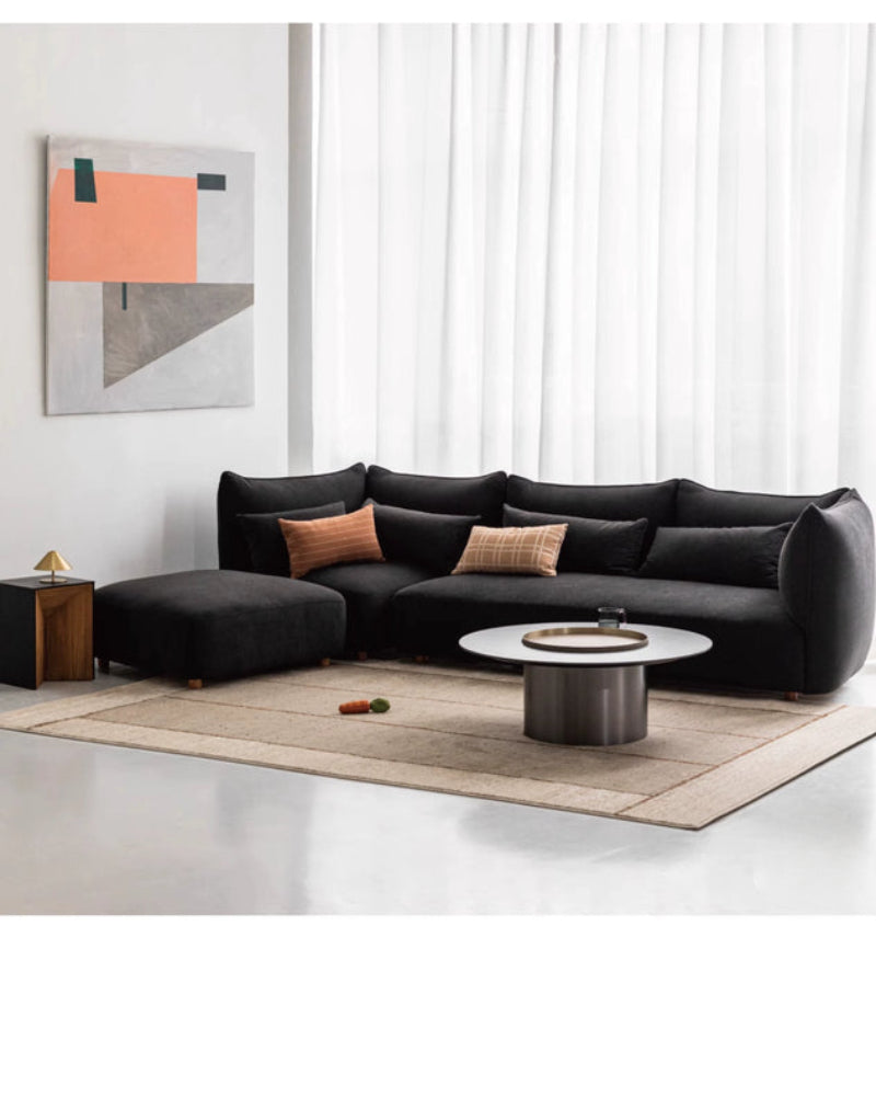 Home Furnishing original sofa living room new cream free combination square fabric module Italian minimalist design