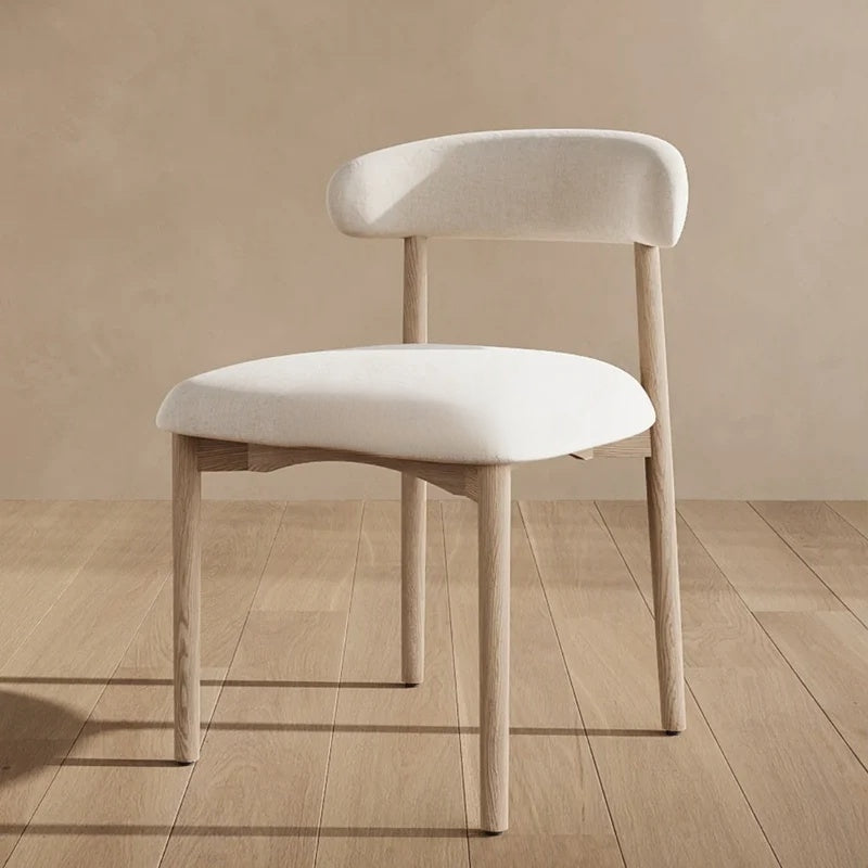 High Quality Home Fabric Soft Cushion Dining Chair Indoor Furniture Fabric Dining Chair