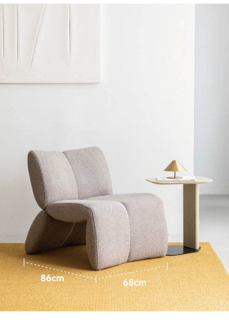 single sofa chair creative special-shaped designer leisure art light luxury Internet celebrity backrest single chair