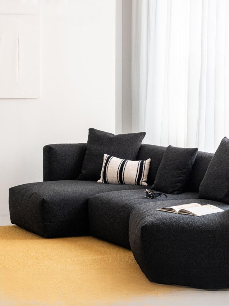 tofu block sofa special-shaped corner module combination detachable and washable designer creative fabric sofa
