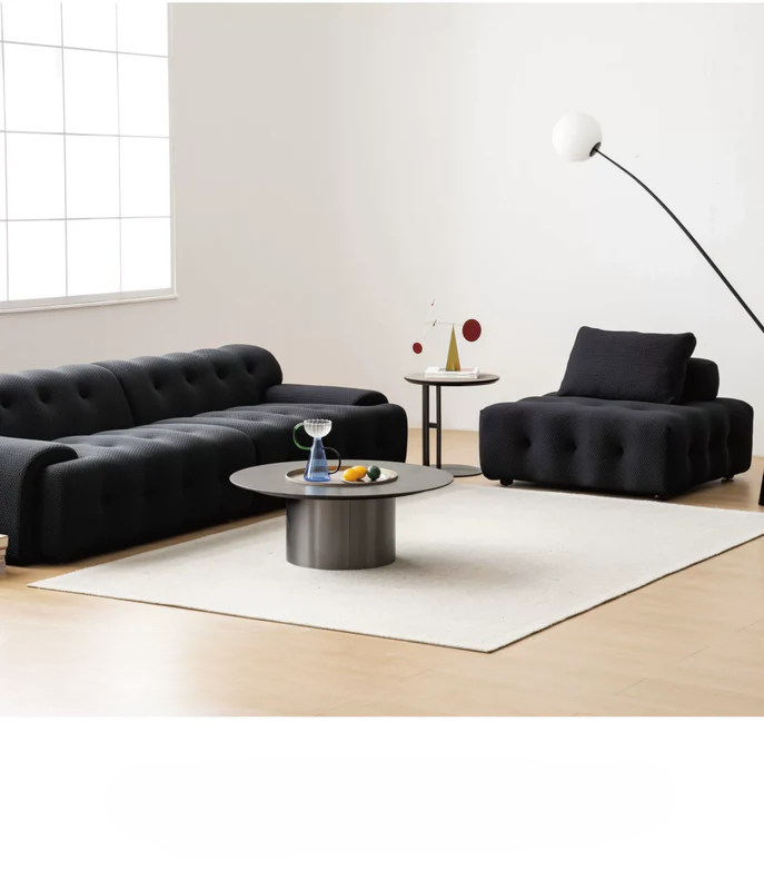 Home Furnishing Backless Sofa Two-way Combination Module Designer Italian Fabric Small Sofa That Does Not Take Up Space