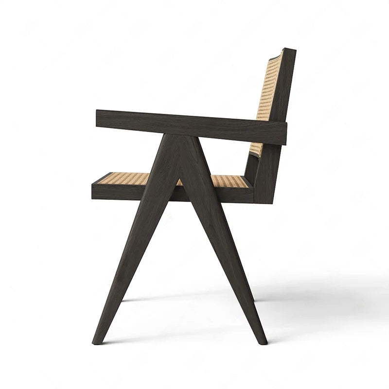 Hot Sale High Quality Home Woven Wabi-Sabi  Dining Chair Indoor Furniture Italian Style Dining Chair