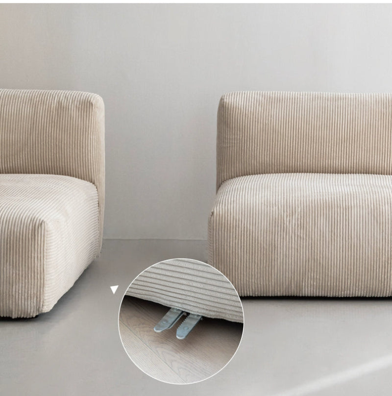 tofu block sofa special-shaped corner module combination detachable and washable designer creative fabric sofa