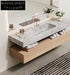Inaya Red Cave Marble Wall-Mounted Sink