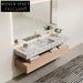 Inaya Red Cave Marble Wall-Mounted Sink