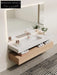 Inaya Red Cave Marble Wall-Mounted Sink