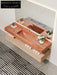 Inaya Red Cave Marble Wall-Mounted Sink