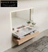 Inaya Red Cave Marble Wall-Mounted Sink