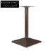 Industrial Iron Stamping Leg Table Base with Solid Walnut Wood Veneer Top