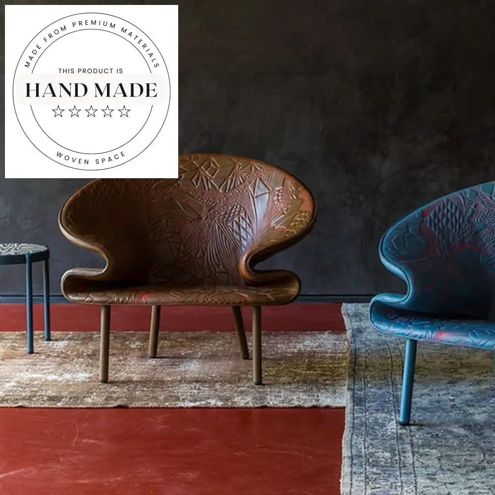 Industrial Style Leather Recliner Accent Chair for Modern Living Room Office Sofa