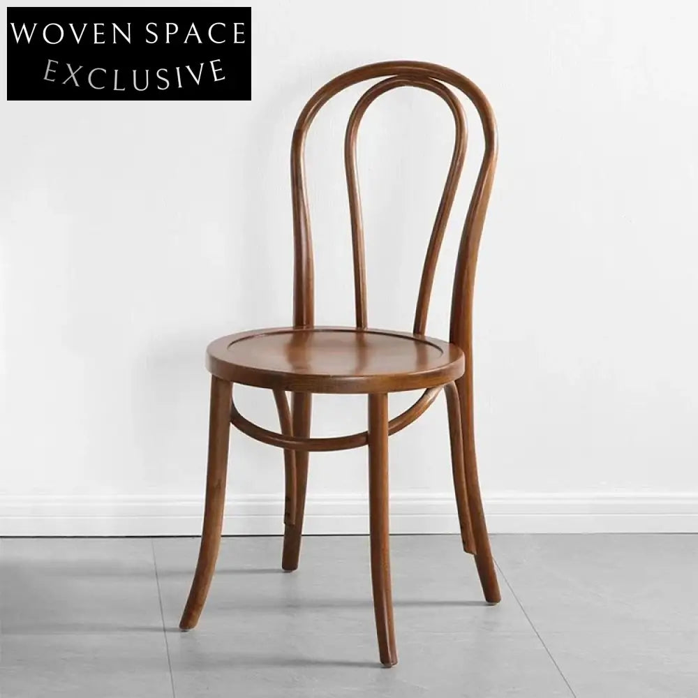 Industrial Thonet Bentwood Restaurant Chair - Elegant Solid Wood Design