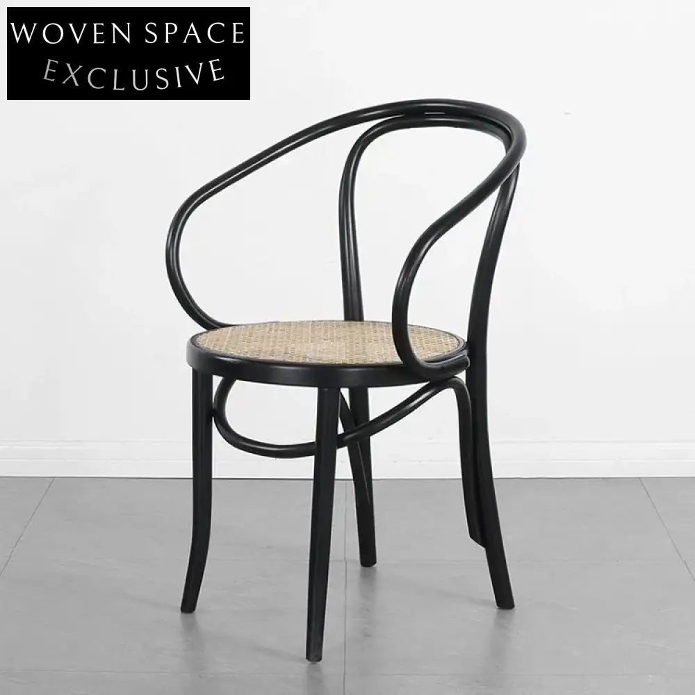 Industrial Thonet Bentwood Restaurant Chair - Elegant Solid Wood Design