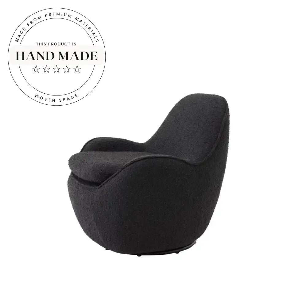 Inviting White Boucle Swivel Recliner Lounge Chair for Modern Living Room