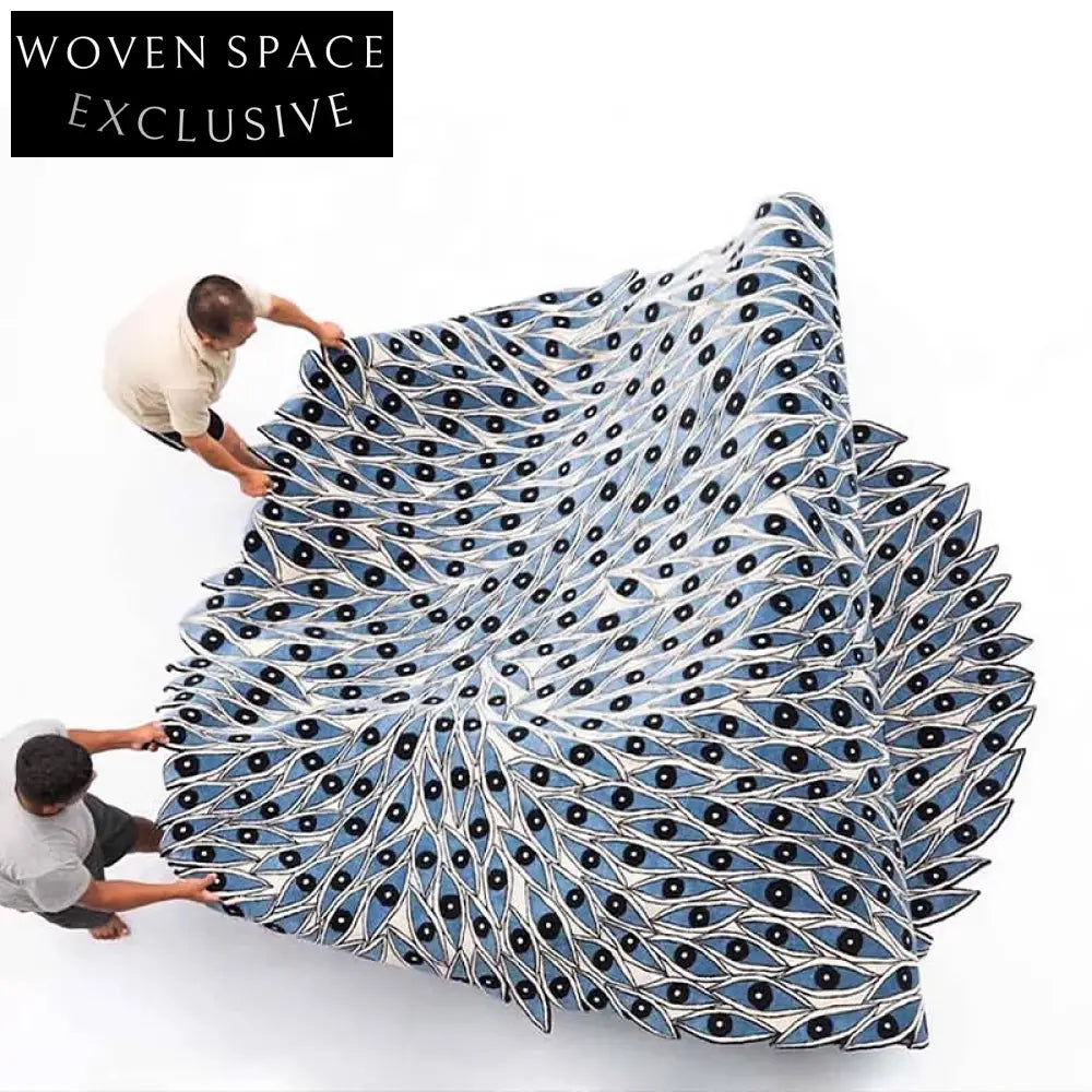 Irregular Abstract Area Rug Artistic Design for Modern Living Room Carpet