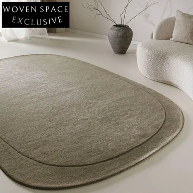 Irregular French Retro Modern High-End Area Rug for Living Room