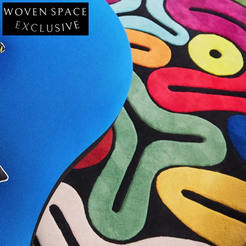 Irregular Nordic Wool Blend Geometric Pattern Living Room Carpet