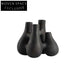 Irregular Two-Hole Ceramic Tabletop Vase for Modern Nordic Home Decor