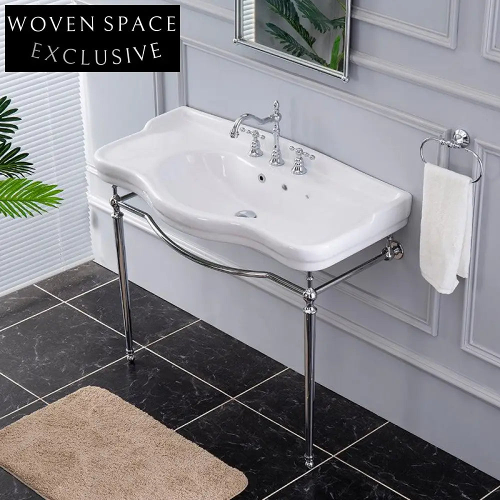 Isidora Butterfly Ceramic Basin with Copper Bracket