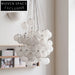 Italian Bubble Frosted Glass LED Staircase Chandelier for Elegant Living Spaces