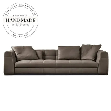 Italian Design Flax Fabric Modern 3-4 Seat Sectional Sofa