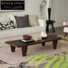 Italian Design Light Luxury Vintage Wood Frame Living Room Hotel Coffee Table