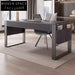 Italian Design Saddle Leather Computer Desk for Elegant Home Office Spaces