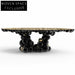 Italian Designer Fiberglass Oval Bubble Dining Table - Modern Luxury Style