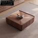 Italian Elegance Wood Veneer Modern Living Room Coffee Table