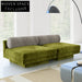 Italian Light Luxury Corduroy Velvet Modular Combined Sectional Living Room Sofa
