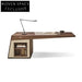 Italian Light Luxury Modern Executive Wooden Desk Table for Home Office