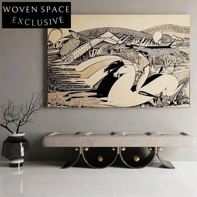 Italian Light Luxury Velvet Upholstered Entryway Bench Modern Minimalist Home Ottoman