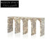 Italian Luxury Arch Travertine Marble Console Table for Elegant Home Entryway