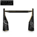 Italian Luxury Black Marble Texture Accent Console Table