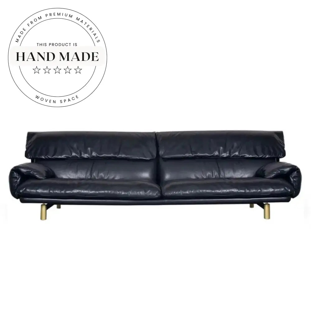 Italian Luxury Frosted Fabric Curved Sectional Down Filled Villa Sofa