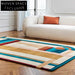 Italian Luxury Handmade Geometric Polyester Modern Living Room Bedroom Area Rug