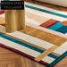 Italian Luxury Handmade Geometric Polyester Modern Living Room Bedroom Area Rug