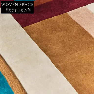 Italian Luxury Handmade Geometric Polyester Modern Living Room Bedroom Area Rug