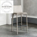 Italian Luxury Leather Modern Nordic Designer High Kitchen Cafe Bar Stool