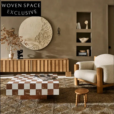 Italian Luxury Natural Marble Square Coffee Table for Modern Living Rooms