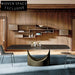 Italian Luxury Rectangle Sintered Stone Top Modern Durable Dining Table