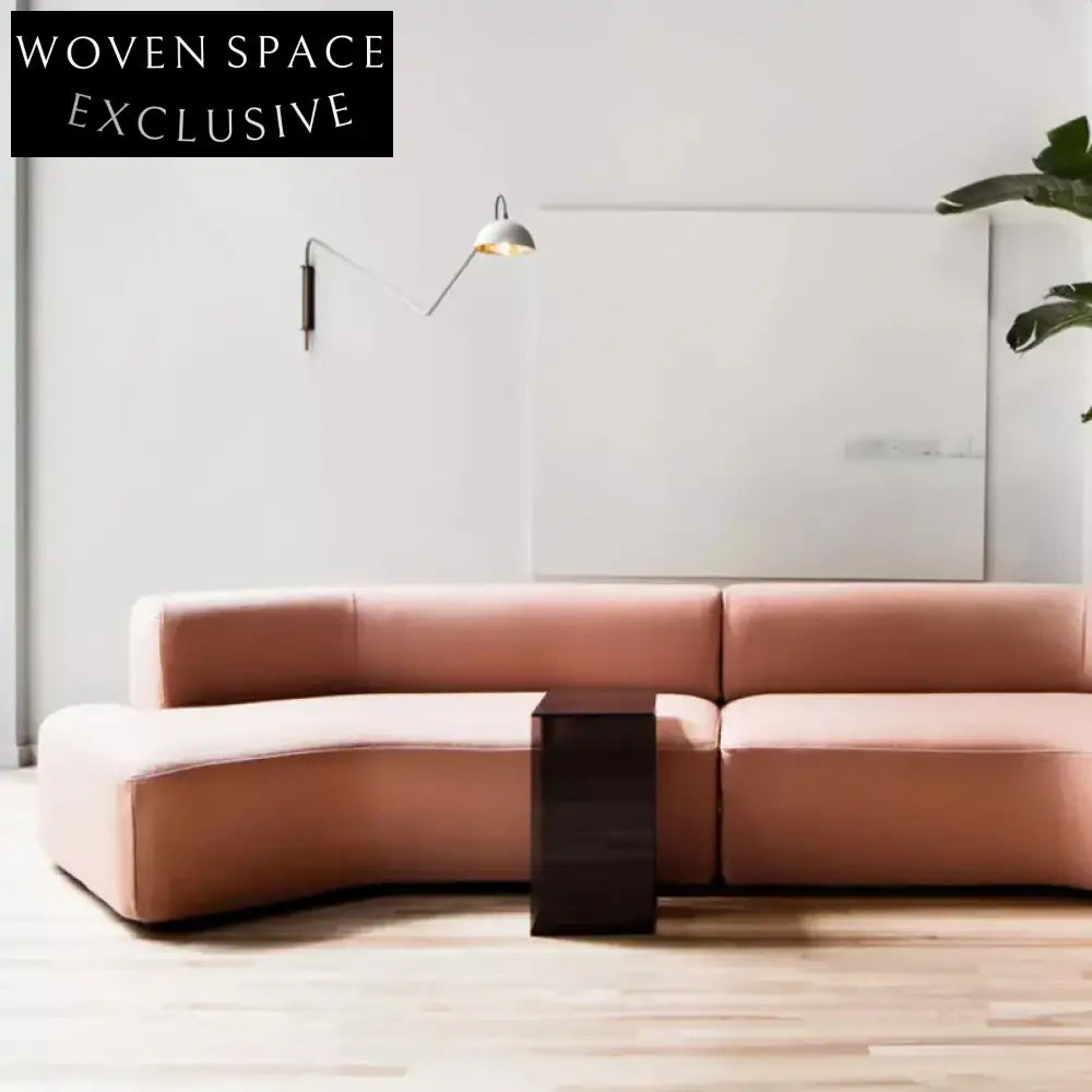 Italian Luxury Sectional Fabric Sofa Couch Modern Living Room Furniture