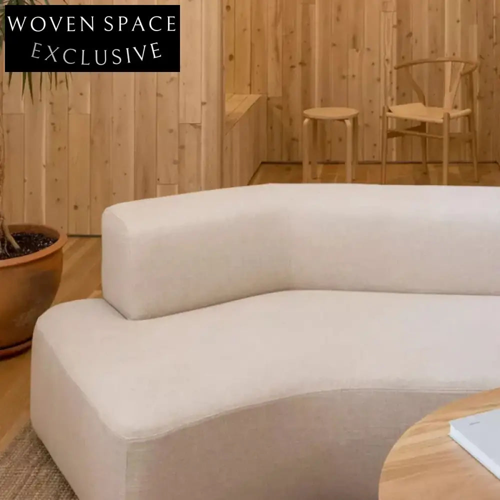 Italian Luxury Sectional Fabric Sofas Modern Plush Living Room Floor Sofa Couch